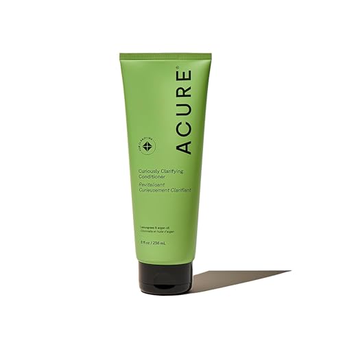 Acure Curiously Clarifying Conditioner - Hair Conditioner for Women & Men with Oily Hair & Residue, Lightweight Hair Care for Curly, Straight, Thick Beauty & Personal Care Acure