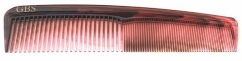 G.B.S Handmade Styling Grooming Comb - 7" Tortoise Coarse All Purpose Fine Dressing Comb - Smooth Tapered Teeth Cellulose Acetate, Everyday Hair Beauty & Personal Care G.B.S