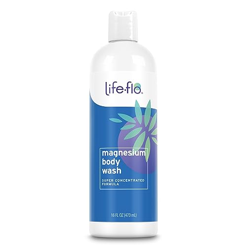 LIFE-FLO Magnesium Body Wash, Refreshing, Moisturizing Liquid Soap with Magnesium Chloride from the Zechstein Seabed, Peppermint Oil and Rosemary Oil Beauty & Personal Care LIFE-FLO