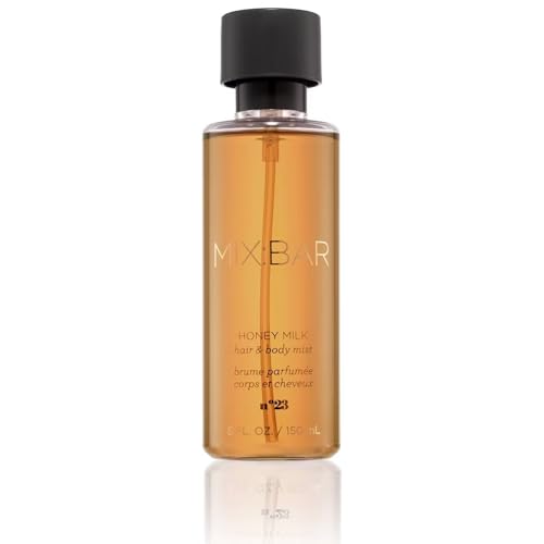 MIX:BAR Honey Milk Hair + Body Mist, Fragrance Bedroom Linen Spray - Notes of Notes of Honey, Vanilla, Sweet Cream, Almond Blossom, 5oz Beauty & Personal Care MIX:BAR