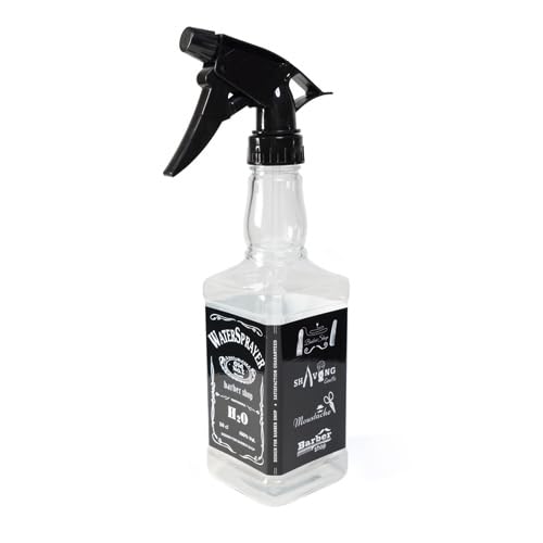 STUDIO LIMITED Barber Spray Bottle, Fine Mist Sprayer for Stylists, Refillable Hair Spray Bottle (500ml/16.9oz, Clear) Beauty & Personal Care STUDIO LIMITED