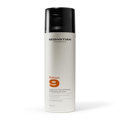 Sebastian Professional Potion 9 Leave-In Conditioner & Styling Cream | Flexible Hold and Shine | 4.9 Fl Oz (Pack of 1) Beauty and Personal Care Professional Sebastian Default Title