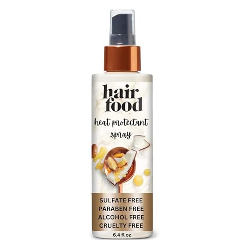 Hair Food Coconut & Argan Oil Heat Protectant Leave-In Spray for All Hair Types, 450°F Heat Protection, Sulfate-Free, Paraben-Free, Dye-Free Beauty & Personal Care Hair Food