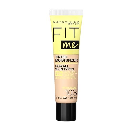 Maybelline Fit Me Tinted Moisturizer, Natural Coverage, Face Makeup, 103, 1 Count Beauty & Personal Care MAYBELLINE