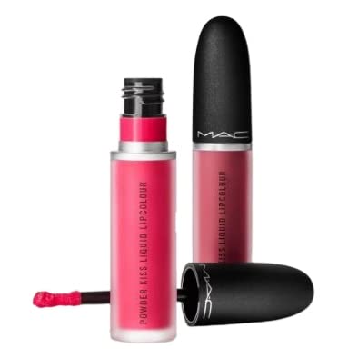 MAC Kiss It Twice Powder Kiss Liquid Duo: Pink Beauty & Personal Care MAC
