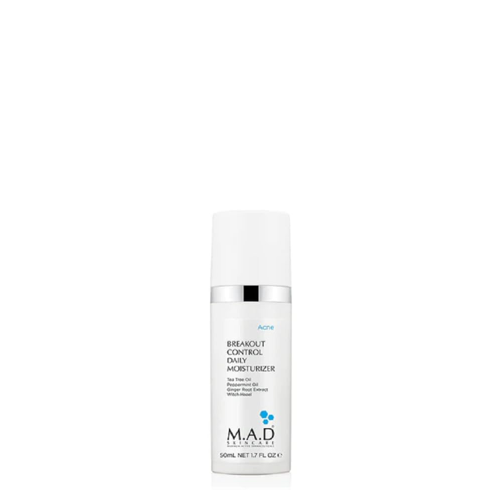 M.A.D Skincare Breakout Control Daily Moisturizer - For Acne Prone Skin 1.7 oz Beauty & Personal Care M.A.D Skincare