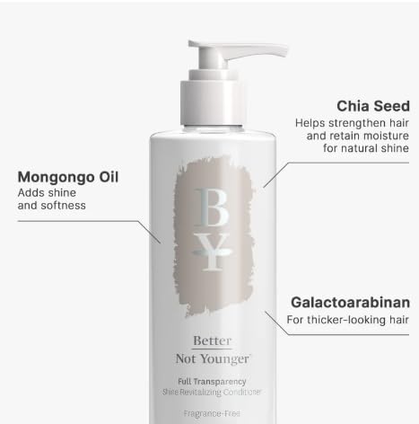 Better Not Younger Fragrance Free Conditioner for Women 40+ - Sulfate Free Hypoallergenic Conditioner for Sensitive Scalp & Thinning Hair Beauty & Personal Care Better Not Younger