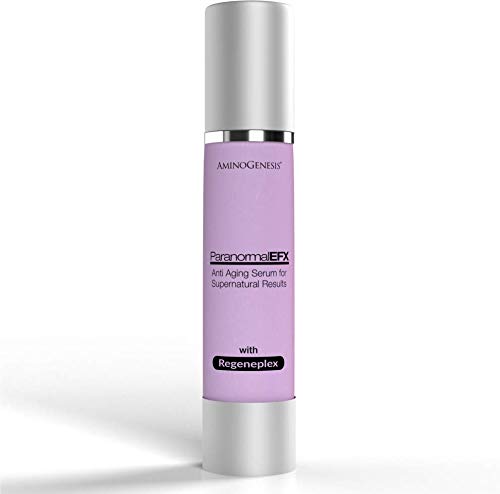 AminoGenesis ParanormalEFX Advanced Anti-Aging Rejuvenating Super Serum 2 oz (Sun Damage, Collagen, Elastin Boosting w/Vitamins A, E, D, Tremella