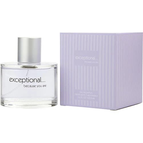 EXCEPTIONAL-BECAUSE YOU ARE by Exceptional Parfums EAU DE PARFUM SPRAY 3.4 OZ for WOMEN Beauty & Personal Care Exceptional Parfums