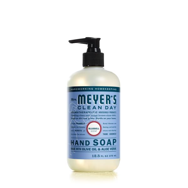 Mrs. MEYER'S CLEAN DAY Bluebell Hand Soap 12.5 Fl Oz (Pack of 3) Beauty & Personal Care Mrs. MEYER'S