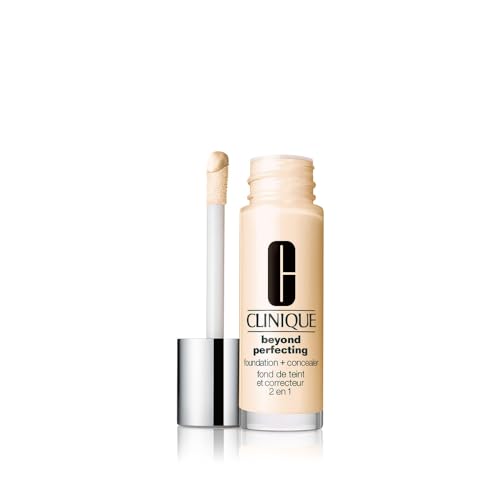 Clinique Beyond Perfecting Lightweight Liquid Foundation + Concealer For Dry Combination to Oily Skin Types | Full Coverage + Natural Matte Finish Beauty & Personal Care Clinique