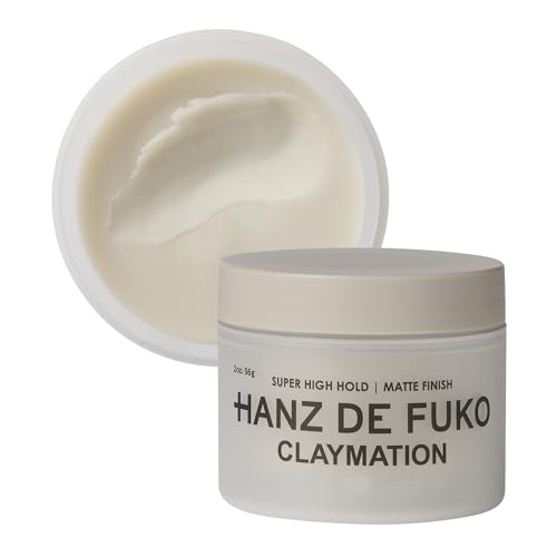 Hanz de Fuko Claymation - Premium Men’s Hair Styling Clay for a Super High Hold, Matte Finish - Clay & Wax Hybrid, Ideal Texture Product for Straight Beauty and Personal Care Hanz de Fuko Default Title