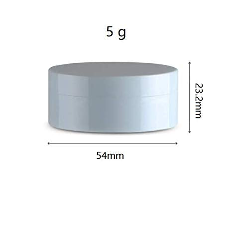 LASSUM 3 Pieces 5ml Plastic Empty Loose Powder Container Make-up Loose Powder Puff Box Case with Sifter and Lids (Random Color) Beauty & Personal Care LASSUM