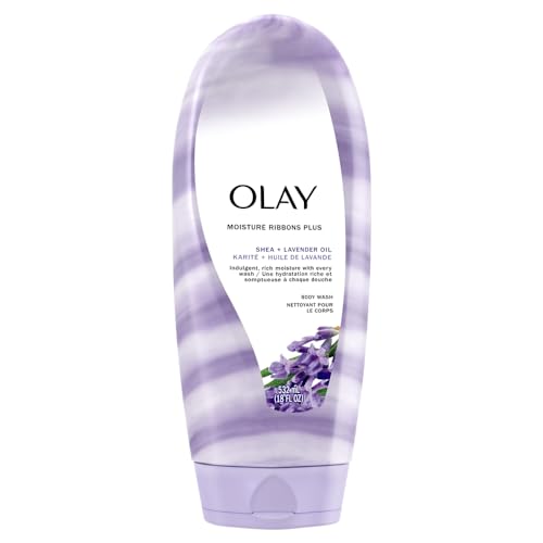 Olay Body Wash for Women, Moisture Ribbons Plus, Deep Conditioning & Moisturizing Formula, Long Lasting Smooth Soft Skin, For All Skin Types, Shea Beauty & Personal Care Olay