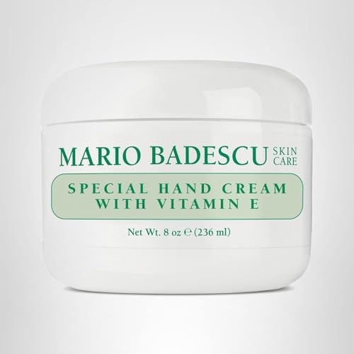 Mario Badescu Special Hand Cream with Vitamin E for Men and Women, Non-Greasy, Light and Fast-Absorbing Hand Cream for Dry Cracked Hands, Ideal Beauty & Personal Care Mario Badescu