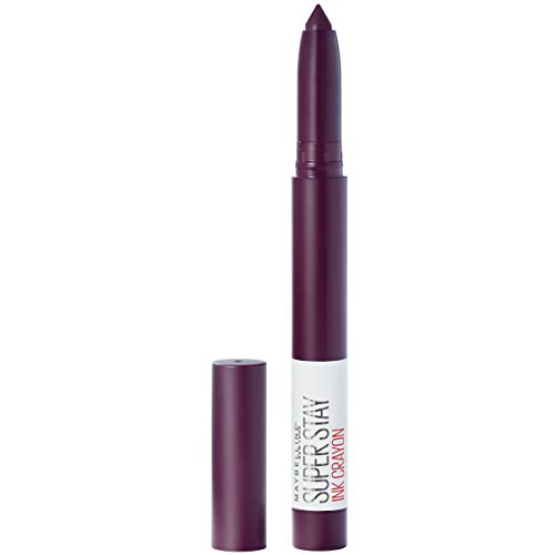 Maybelline SuperStay Ink Crayon Matte Longwear Lipstick With Built-in Sharpener, Forget The Rules, 0.04 Ounce Beauty & Personal Care MAYBELLINE