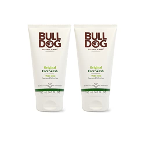 Bulldog Mens Skincare and Grooming Original Face Wash, 5 Ounce - Pack of 2 Beauty & Personal Care Bulldog Skincare for Men