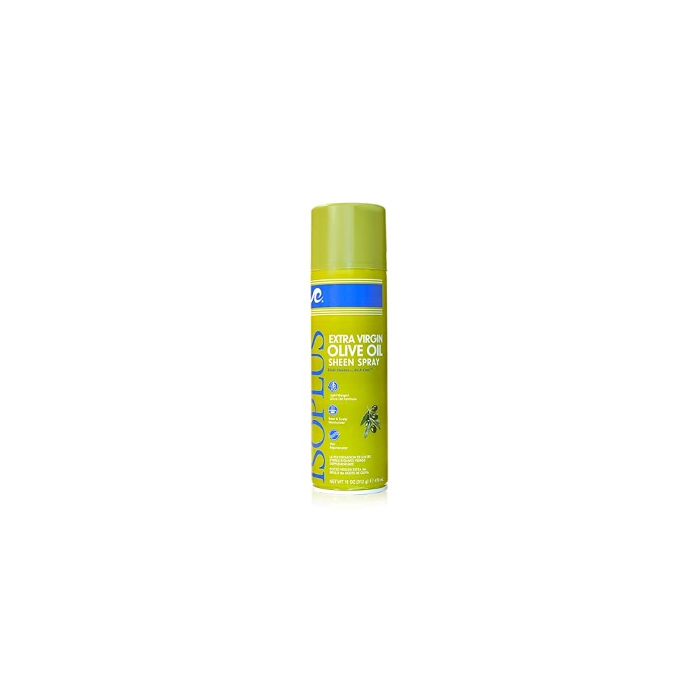 Isoplus Extra Virgin Olive Oil Sheen Spray 11 Oz. Beauty & Personal Care Isoplus