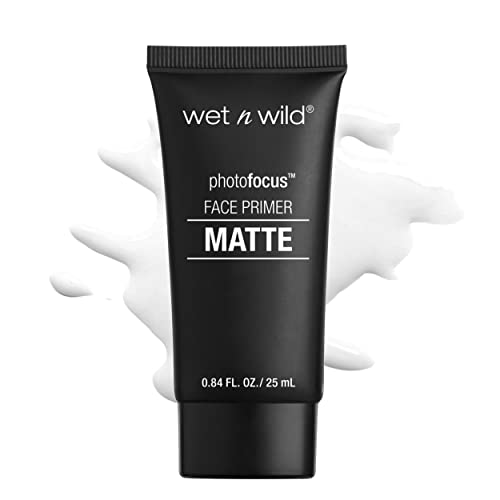 wet n wild Face Primer Photo Focus Matte Face Primer Clear, Perfect Prep & Matte Finish, Extends Makeup Wear, Weightless Hydration with Aloe Vera Beauty & Personal Care wet n wild