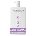 Native Body Wash for Women & Men, Lilac & White Tea, 36 oz Pump Bottle, Sulfate-Free & Gentle Beauty & Personal Care Native