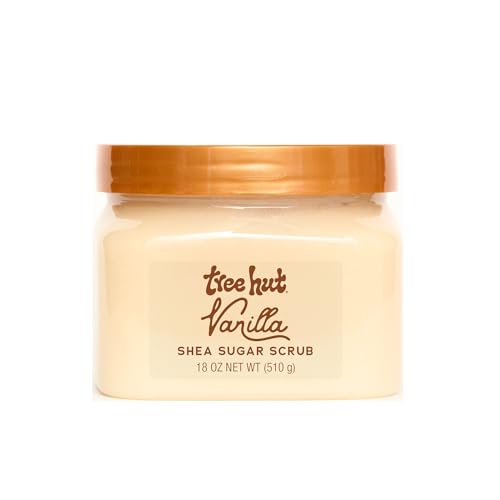 Tree Hut Vanilla Shea Sugar Scrub, Easter Gifts for Women, Exfoliating & Hydrating Body Scrub with Shea Butter & Essential Oils, Smooth Skin, For All Beauty & Personal Care Tree Hut