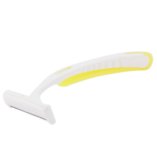 Ruilogod White Yellow Good performance Plastic Handle T Shape Body Hair Razor Shaver (id: 59e 816 097 341 8a9 Beauty and Personal Care Ruilogod