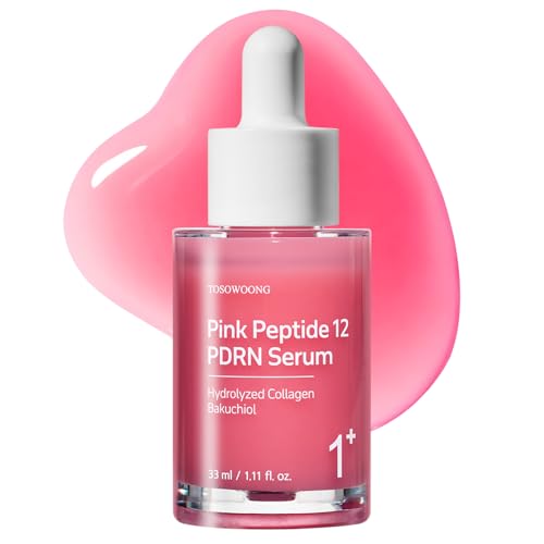 TOSOWOONG Pink Peptide 12 PDRN Serum With Salmon DNA PDRN 10,320ppm, 12 Peptides, Niacinamide, Skin glow, Hydrating, Moisturizing, Firming, Uneven Beauty and Personal Care TOSOWOONG Default Title