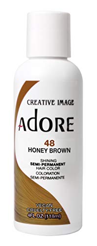 Adore Semi-Permanent Haircolor #048 Honey Brown 4 Ounce (118ml) (3 Pack) Beauty & Personal Care Adore
