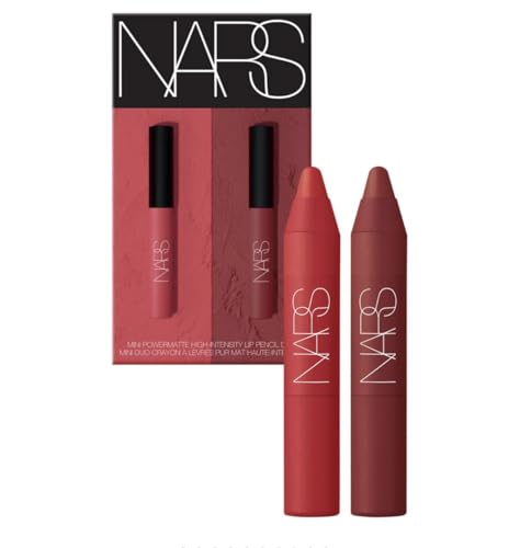 NARS NARS38 Mini Power Matte High-Intensity Lip Pencil Duo - Cruella & Dragon Girl Beauty & Personal Care NARS