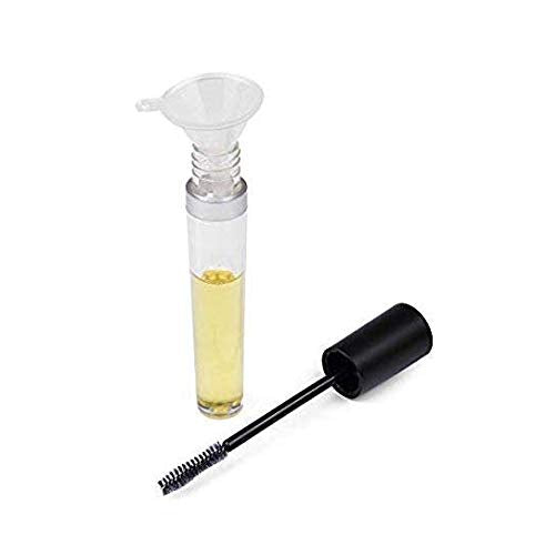 DNHCLL 2 PCS 8 mL Empty Mascara Tubes With Eyelash Wand, Rubber Inserts and Funnels for Castor Oil, Ideal Kit for DIY Cosmetics Beauty & Personal Care DNHCLL
