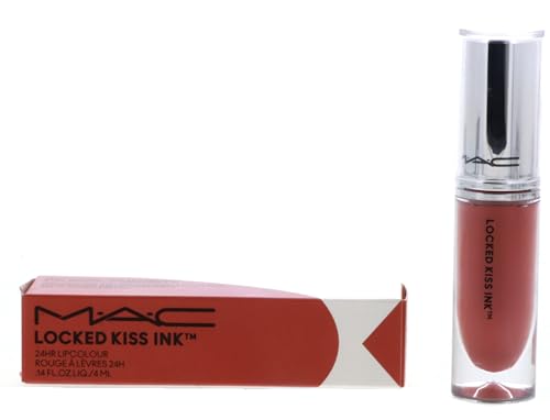 MAC Locked Kiss Ink 24HR Lipcolour Lipstick - 61 Mischief (Light Pinky Nude) - .14 fl oz / 4 mL Beauty & Personal Care MAC