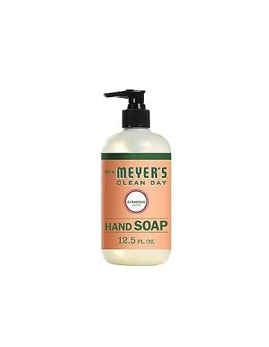 Meyers Geranium Liquid Hand Soap (6x12.5 OZ) Beauty & Personal Care Mrs. MEYER'S