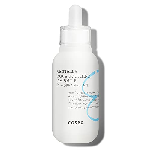COSRX Centella Aqua Soothing Ampoule, Centella Asiatica Cica Serum, Korean Skin Care, 1.35 Fl oZ, For Sensitive Skin, Daily Skin Serum, Paraben Free Beauty & Personal Care COSRX