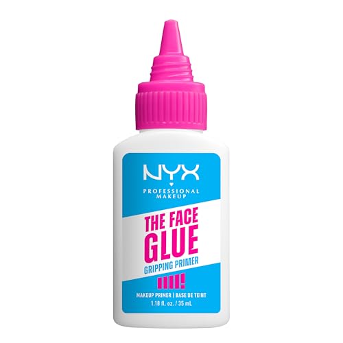 NYX PROFESSIONAL MAKEUP The Face Glue Gripping Primer, Hydrating Makeup Primer with Up To 24HR Wear, Vegan & Cruelty Free Beauty and Personal Care NYX PROFESSIONAL MAKEUP Default Title