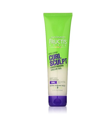 Garnier Fructis Style Curl Sculpting Cream-Gel, Extra Strong 5 oz (Pack of 12)