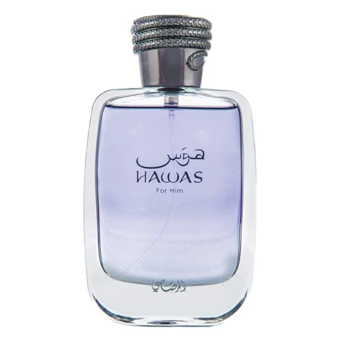 RASASI Hawas For Men Eau De Parfum Spray 100ML (3.4 Oz) - Long Lasting Arabian Perfume, Premium Perfume Men, Ideal for Special Occasions & Daily Beauty & Personal Care RASASI