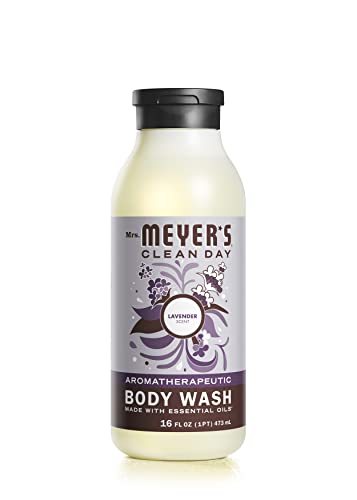 MRS. MEYER'S CLEAN DAY Moisturizing Body Wash for Women and Men, Shower Gel Formula Made with Essential Oils, Lavender, 16 oz Beauty & Personal Care Mrs. MEYER'S