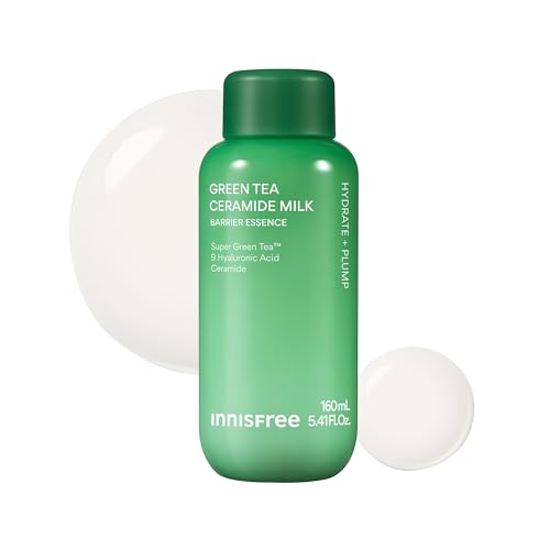 innisfree Green Tea Ceramide Milk | Hydrating and Lightweight Korean Milky Toner for Barrier Repair | Suitable for All Skin Types including Acne-Prone Beauty and Personal Care innisfree Default Title