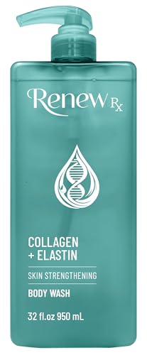 RENEW RX Collagen + Elastin Skin Strengthening Body Wash - Firming Skin Care, Hydrating Cleanser, Vegan Skincare, 32 fl oz Beauty & Personal Care RENEW RX