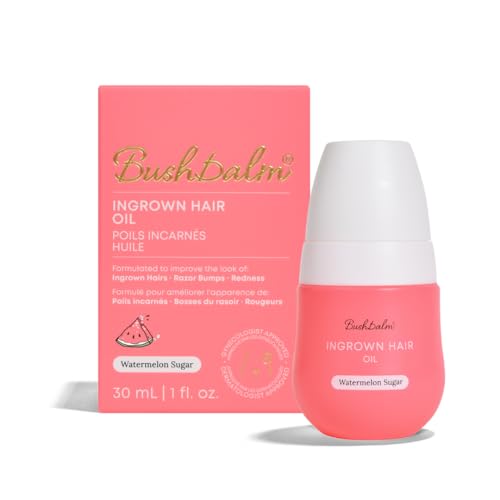 Bushbalm Ingrown Hair Oil - Helps Prevent and Repair Skin from Ingrown Hairs, Razor Burn & Underarm Bumps - Soothe Skin from Post Shave Itchiness Beauty and Personal Care Bushbalm Default Title