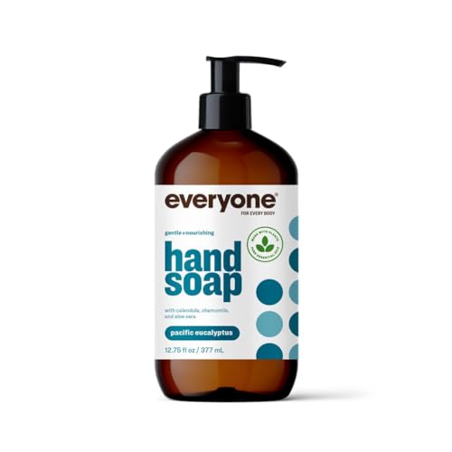 Everyone Liquid Hand Soap, 12.75 Ounce (Pack of 1), Pacific Eucalyptus, Plant-Based Cleanser with Pure Essential Oils Beauty & Personal Care everyone for every body
