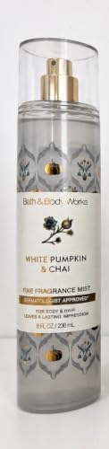 Bath & Body Works Fall Fine Fragrance Mist Collection 8 fl oz - Choose Scent (White Pumpkin & Chai)