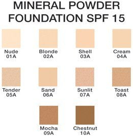Jolie Mineral Powder Foundation SPF 15 (w/sponge) - Hypoallergenic (Shell) Beauty & Personal Care JOLIE. IMPECCABLE ME