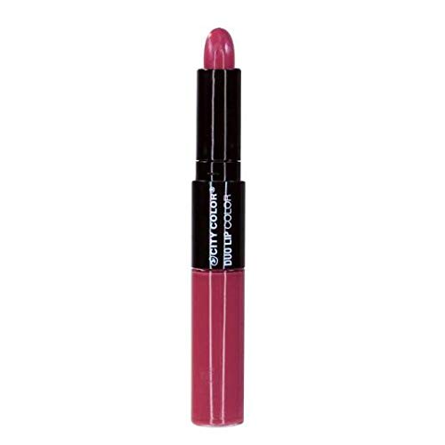 Color City, Duo Lip Color 2-in-1, Lipstick & Lip Gloss (mauve) Beauty & Personal Care CITY COLOR