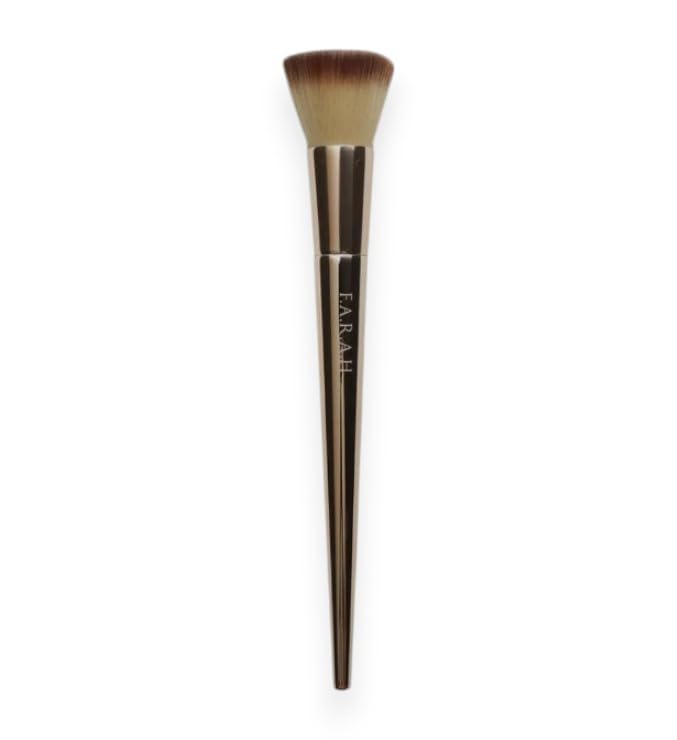 F.A.R.A.H® Flat Foundation Brush 615F - Vegan Bristles, Precision Foundation Application for an Airbrushed Finish Beauty & Personal Care F.A.R.A.H