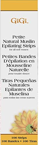 Gigi Natural Muslin Epilating Strips Petite (Pack of 2) Beauty and Personal Care Gigi