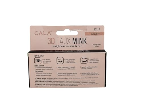 3D FAUX MINK LASHES: LAVISH Beauty & Personal Care Cala
