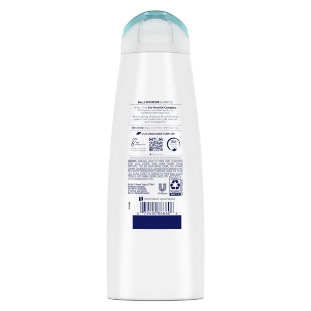 Dove Daily Moisture Shampoo - 12 oz - 2 pk Beauty & Personal Care Dove