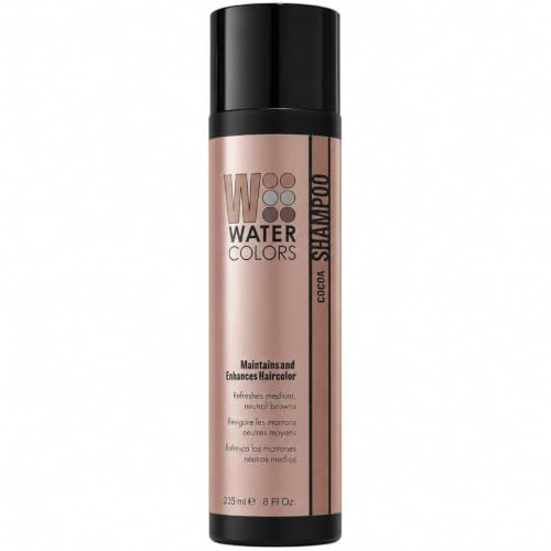 Watercolors Color Depositing Hair Dye Shampoo, Cocoa, 8 Fl Oz