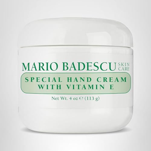 Mario Badescu Special Hand Cream with Vitamin E for Men and Women, Non-Greasy, Light and Fast-Absorbing Hand Cream for Dry Cracked Hands, Ideal Beauty & Personal Care Mario Badescu